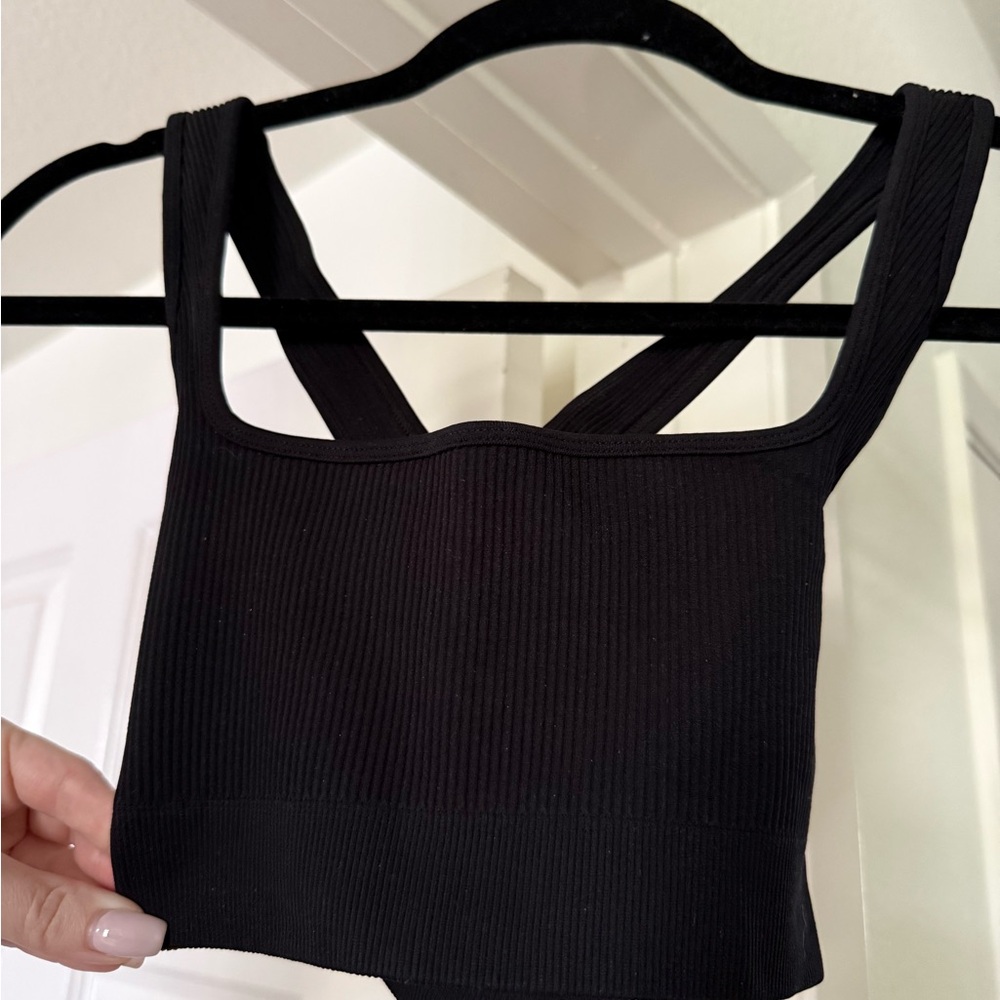 BuffBunny Black Sports Bra